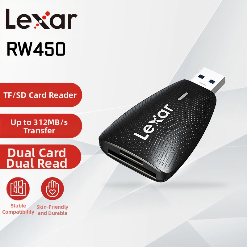„Lexar“ kortelių skaitytuvas SD TF kortelė Cfexpress kortelė didelės spartos C tipo sąsaja 3.0 kamera Cfe kortelių skaitytuvas