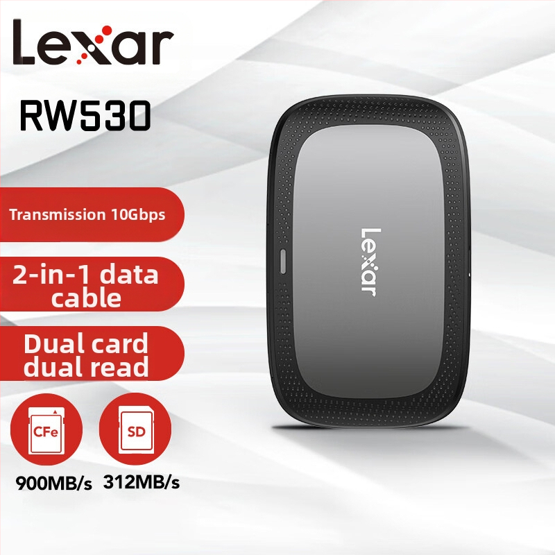 „Lexar“ kortelių skaitytuvas SD TF kortelė Cfexpress kortelė didelės spartos C tipo sąsaja 3.0 kamera Cfe kortelių skaitytuvas