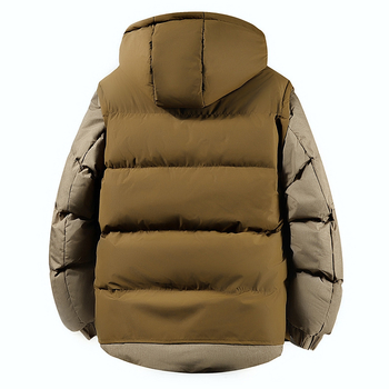 Ανδρικό μπουφάν με επένδυση από βαμβάκι, υψηλής μετατροπής, σε μέγεθος M-8XL, σε μέγεθος plus. Το μπουφάν με επένδυση από βαμβάκι υποστηρίζει μια γενιά χειμωνιάτικων ζεστών, χαλαρών ανδρικών παλτών.