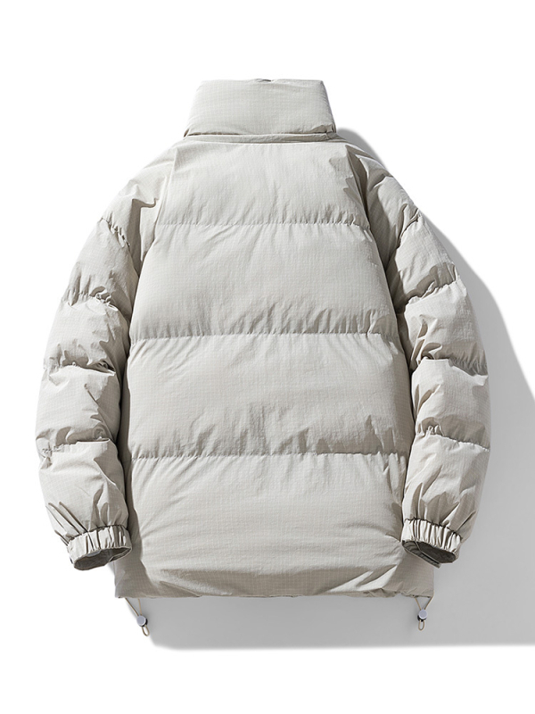 Pluss-suuruses sügis-talvine meeste püstkraega paks puuvillane jakk, trendikas lahtine soe paksendatud puuvillane mantel, Jaapani stiil