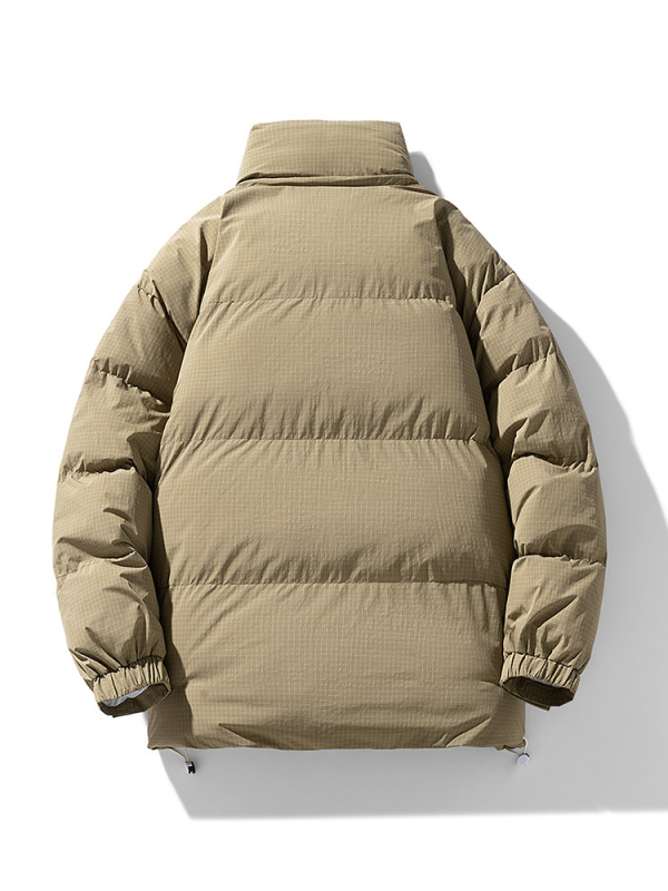 Pluss-suuruses sügis-talvine meeste püstkraega paks puuvillane jakk, trendikas lahtine soe paksendatud puuvillane mantel, Jaapani stiil