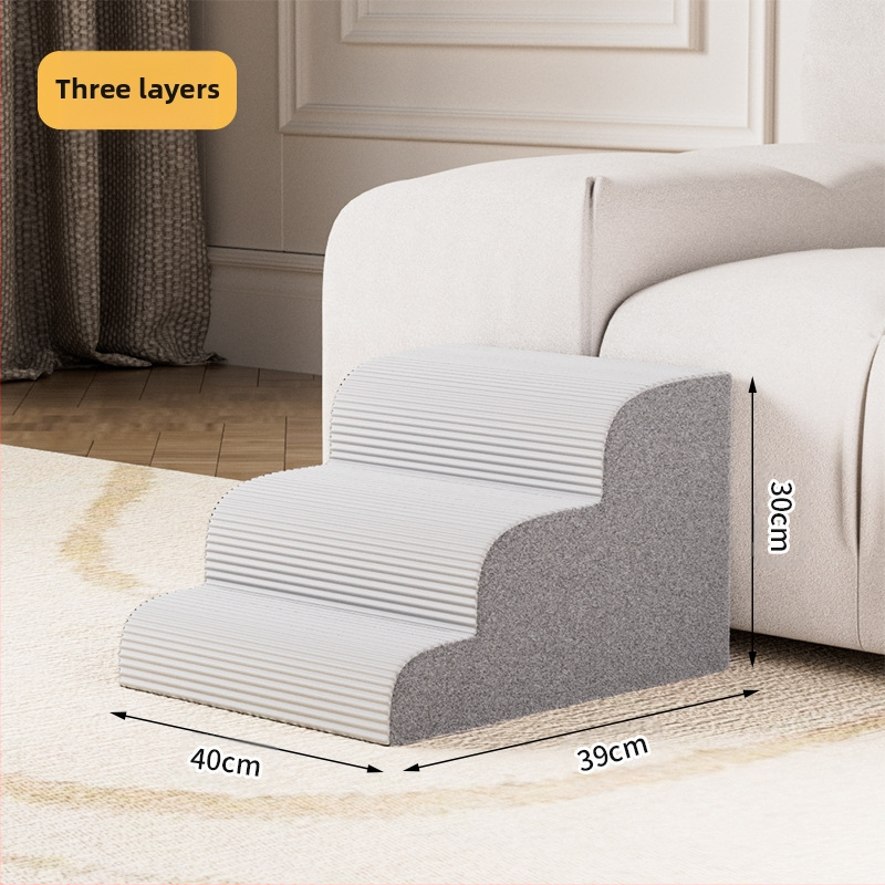 Lemmikloomade trepid, koeravoodi astmed, libisemiskindlad eemaldatavad ja pestavad redelid, majapidamises kasutatavad väikeste koerte mitmeastmelised redelid, diivani kulumiskindlad