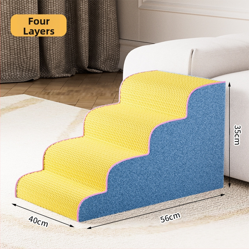 Lemmikloomade trepid, koeravoodi astmed, libisemiskindlad eemaldatavad ja pestavad redelid, majapidamises kasutatavad väikeste koerte mitmeastmelised redelid, diivani kulumiskindlad