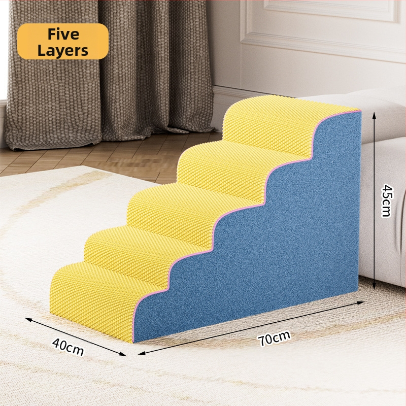 Lemmikloomade trepid, koeravoodi astmed, libisemiskindlad eemaldatavad ja pestavad redelid, majapidamises kasutatavad väikeste koerte mitmeastmelised redelid, diivani kulumiskindlad