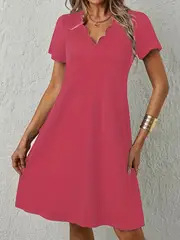 Amazoni piiriülene Temu naiste V-kaelusega varrukateta suvekleit lühike pühadekleit