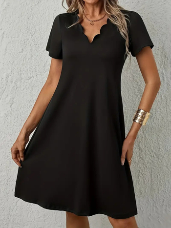 Amazoni piiriülene Temu naiste V-kaelusega varrukateta suvekleit lühike pühadekleit