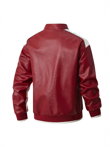 Pluss-suuruses nahktagi meestele 2025. aasta uus piiriülene meeste nahktagi meeste jakk kevad- ja sügisestele uutele trendikatele brändimootorratturiietele