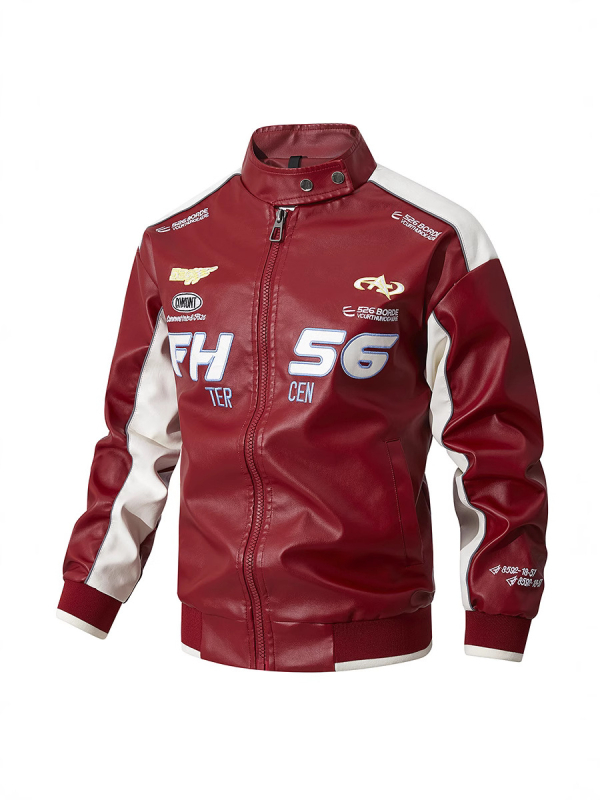 Pluss-suuruses nahktagi meestele 2025. aasta uus piiriülene meeste nahktagi meeste jakk kevad- ja sügisestele uutele trendikatele brändimootorratturiietele