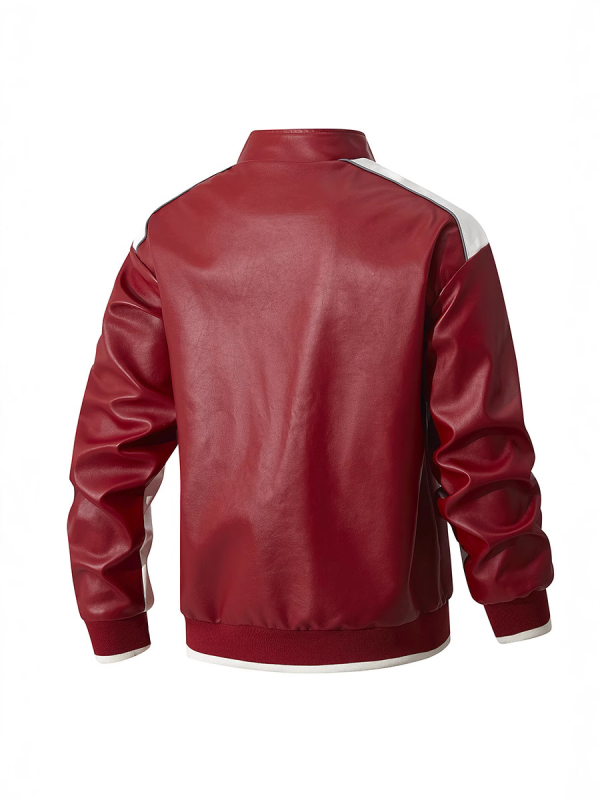 Pluss-suuruses nahktagi meestele 2025. aasta uus piiriülene meeste nahktagi meeste jakk kevad- ja sügisestele uutele trendikatele brändimootorratturiietele