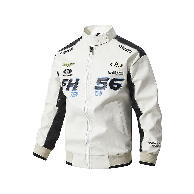 Pluss-suuruses nahktagi meestele 2025. aasta uus piiriülene meeste nahktagi meeste jakk kevad- ja sügisestele uutele trendikatele brändimootorratturiietele