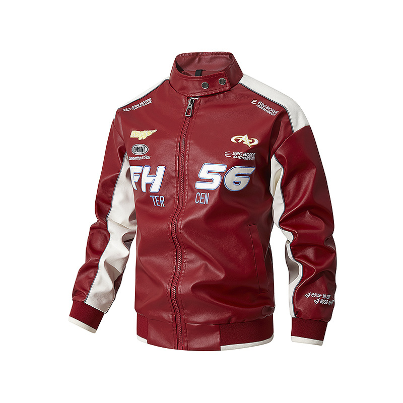 Pluss-suuruses nahktagi meestele 2025. aasta uus piiriülene meeste nahktagi meeste jakk kevad- ja sügisestele uutele trendikatele brändimootorratturiietele