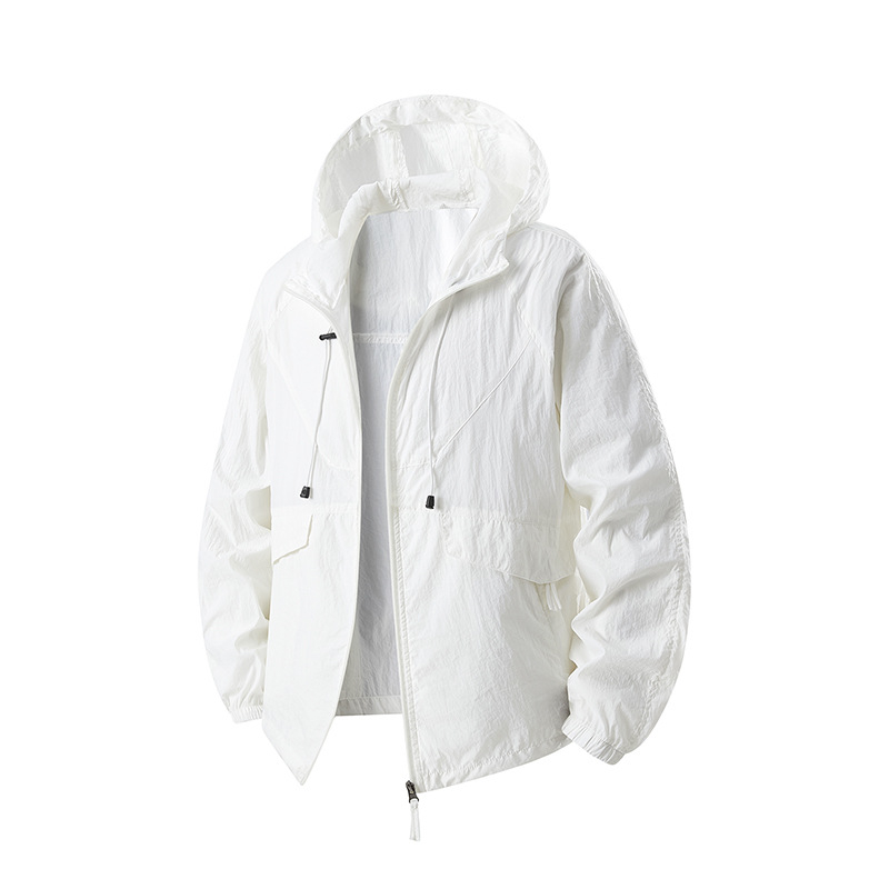 Ρούχα προστασίας από τον ήλιο για ζευγάρια, καλοκαιρινά, μεταξωτά, αντιηλιακά, λεπτά, αναπνεύσιμα, μεγάλα, αντιηλιακά, γυναικεία, μπουφάν για ψάρεμα εξωτερικού χώρου