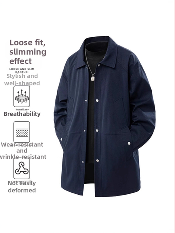 AOLADA plius dydžio naujas švarkas japoniškas vidutinio ilgio viršutinis laisvas patogus paprasto dizaino universalus laisvalaikio švarkas