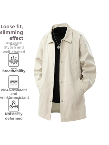 AOLADA plius dydžio naujas švarkas japoniškas vidutinio ilgio viršutinis laisvas patogus paprasto dizaino universalus laisvalaikio švarkas