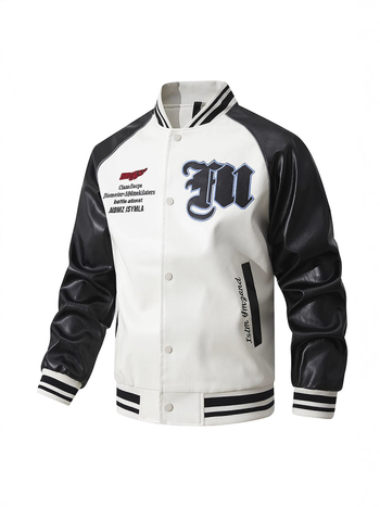 Plus size prekogranična američka stilska moderna jakna od PU kože za muškarce i žene istog stila s vertikalnim ovratnikom za parove, motociklistička jakna za muškarce, trendi brend