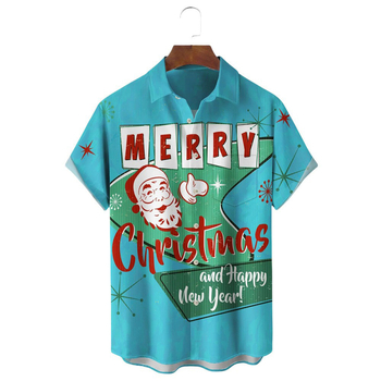 Χαβανέζικο Πουκάμισο με Ριγέ Αγκράφα, Κοντομάνικο Ανδρικό Πουκάμισο με Χαβανέζικο Στάμπα