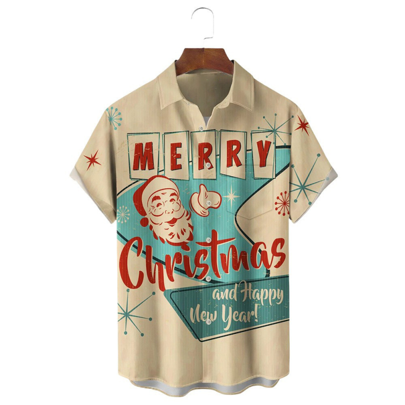 Hawaii särk triibulise pandlaga lühikeste varrukatega meeste Hawaii mustriga särk