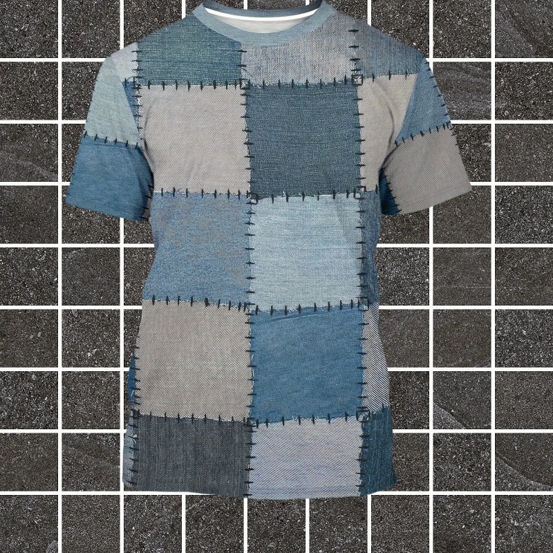 Hiphopi alternatiivse moeplaaster 3D-prindiga suvine meeste T-särk, tänavatrend, vabaaja lühikeste varrukatega O-kraega loominguline riietus