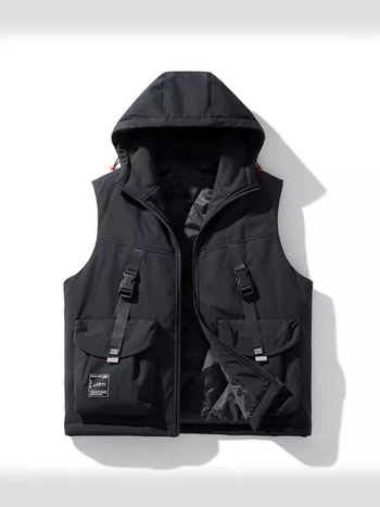 Medvilninė liemenė Retro daugiakišenė darbo liemenė vyrams madinga prekės ženklo gatvės laisva viršutinių drabužių plius trąšų prailginanti medvilninė striukė tarpvalstybinė