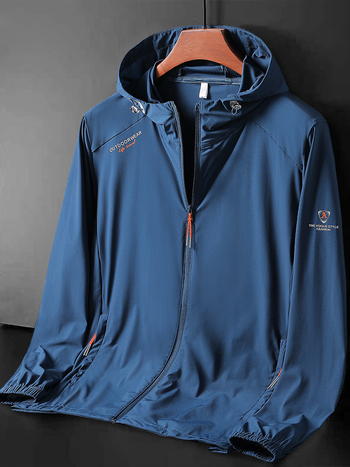 Päikesekaitseriided meestele suvine uus õhuke nailonist jääsiidist õuejope sportlik kerge pluss-suuruses