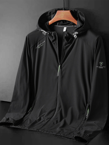 Päikesekaitseriided meestele suvine uus õhuke nailonist jääsiidist õuejope sportlik kerge pluss-suuruses