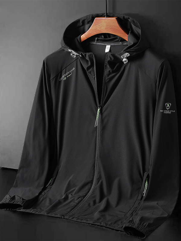 Päikesekaitseriided meestele suvine uus õhuke nailonist jääsiidist õuejope sportlik kerge pluss-suuruses