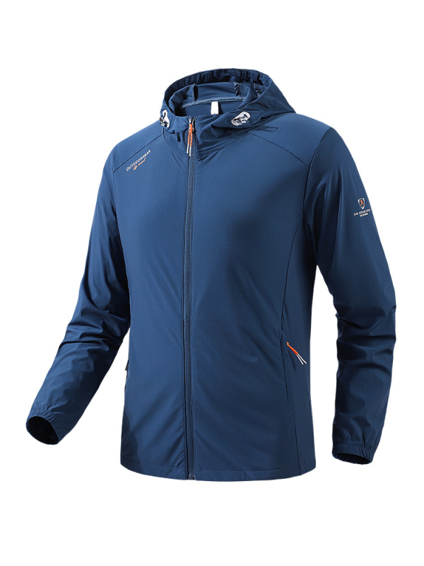 Päikesekaitseriided meestele suvine uus õhuke nailonist jääsiidist õuejope sportlik kerge pluss-suuruses