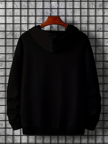 Piiriülene AliExpressi meeste kapuutsiga dressipluus, armas naerunäo mustriga dressipluus kevadel ja sügisel, meeste õnn