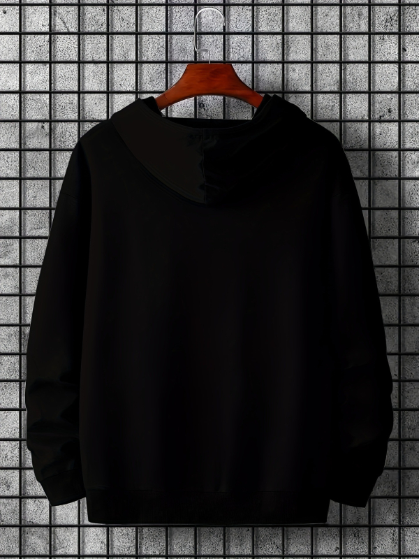 Piiriülene AliExpressi meeste kapuutsiga dressipluus, armas naerunäo mustriga dressipluus kevadel ja sügisel, meeste õnn