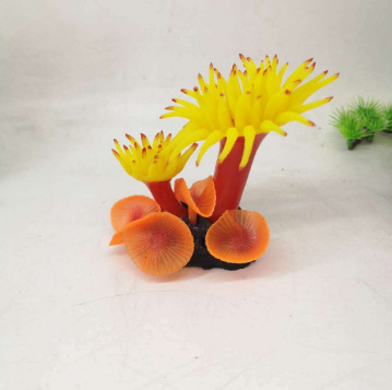 Akvaariumi akvaariumi maastik korallioksaga koore simulatsioon võltsveetaimed mereveepaagi kaunistus merevaate teema stseen