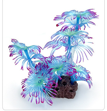 Akvaariumi akvaariumi maastik korallioksaga koore simulatsioon võltsveetaimed mereveepaagi kaunistus merevaate teema stseen