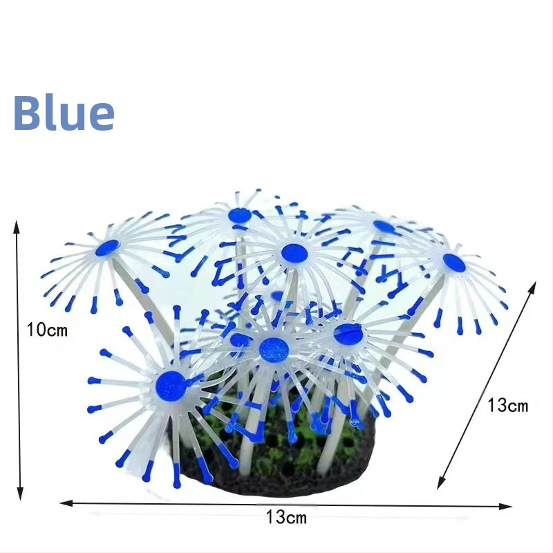 Akvaariumi akvaariumi maastik korallioksaga koore simulatsioon võltsveetaimed mereveepaagi kaunistus merevaate teema stseen