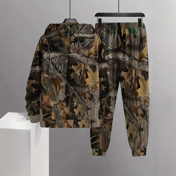 Διασυνοριακό Amazon Φθινόπωρο και Χειμώνας Νέα Μόδα Χιπ Χοπ Πουλόβερ με Κουκούλα Παντελόνι με Δάχτυλα Ανδρικό Τρισδιάστατη Ψηφιακή Εκτύπωση