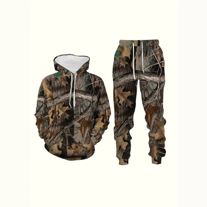 Piiriülene Amazoni sügis- ja talvemoe hiphop kapuutsiga kampsun, varvastega püksid, meeste 3D-digitaalprintimine