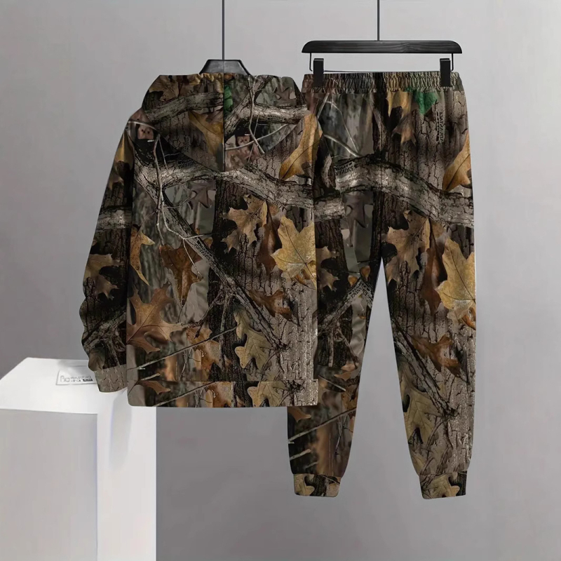 Piiriülene Amazoni sügis- ja talvemoe hiphop kapuutsiga kampsun, varvastega püksid, meeste 3D-digitaalprintimine