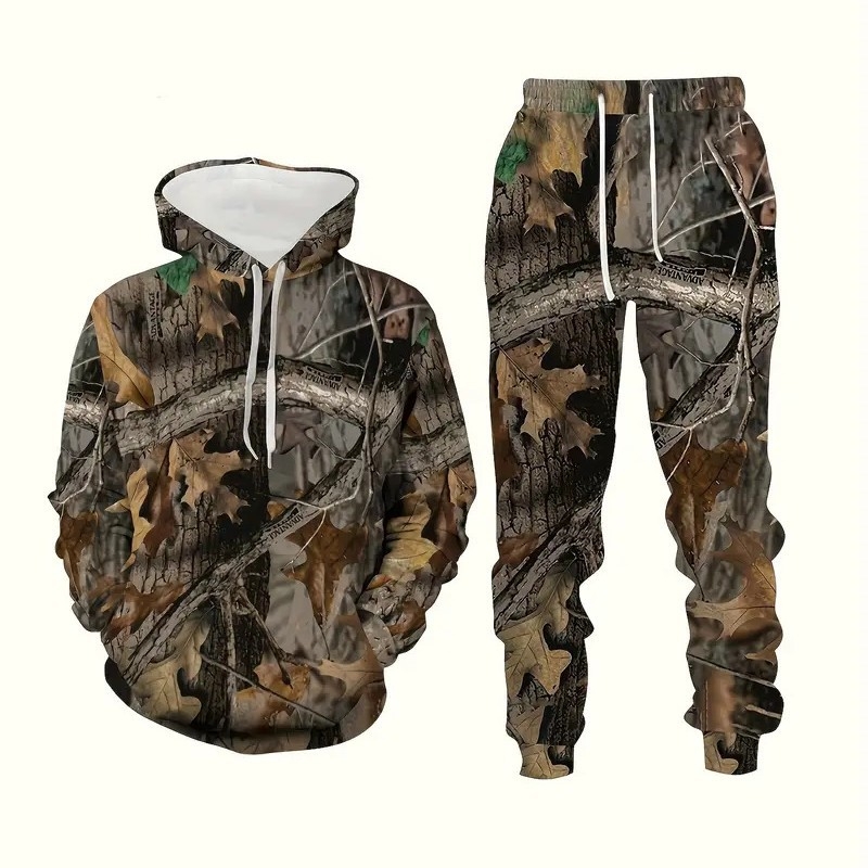 Piiriülene Amazoni sügis- ja talvemoe hiphop kapuutsiga kampsun, varvastega püksid, meeste 3D-digitaalprintimine