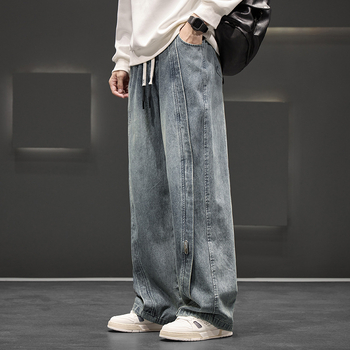 Postaköltség JYF-A501 Őszi új, nehéz, plusz műtrágya, növelt lábbeli csomag, munkaruha, szőtt nadrág, árkontroll 69 jüan