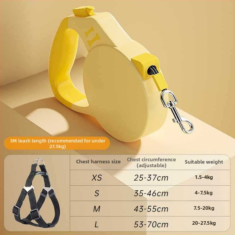 Ketiga väikese koera Chai koerarihm koerarihm lemmikloomale sissetõmmatav automaatne corgi koera jalutuskäigu rihm kutsikale
