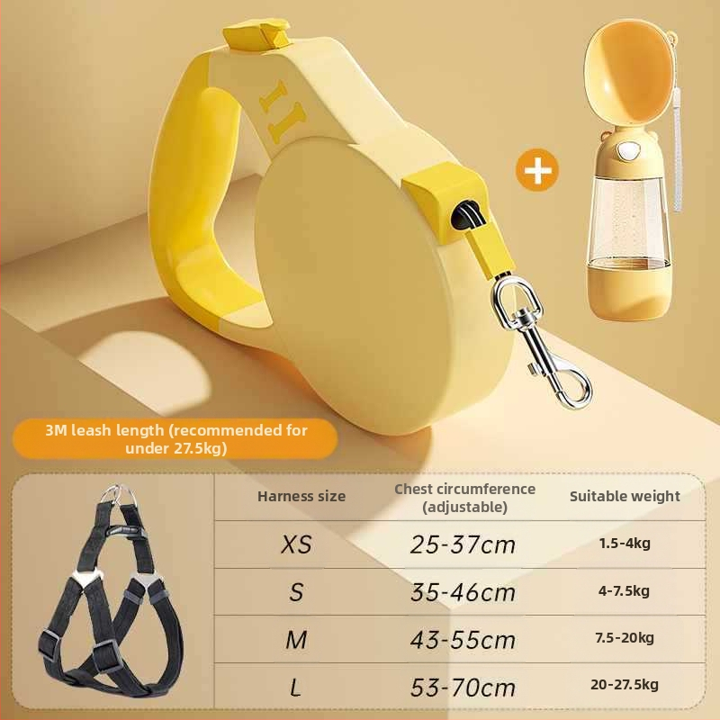 Ketiga väikese koera Chai koerarihm koerarihm lemmikloomale sissetõmmatav automaatne corgi koera jalutuskäigu rihm kutsikale