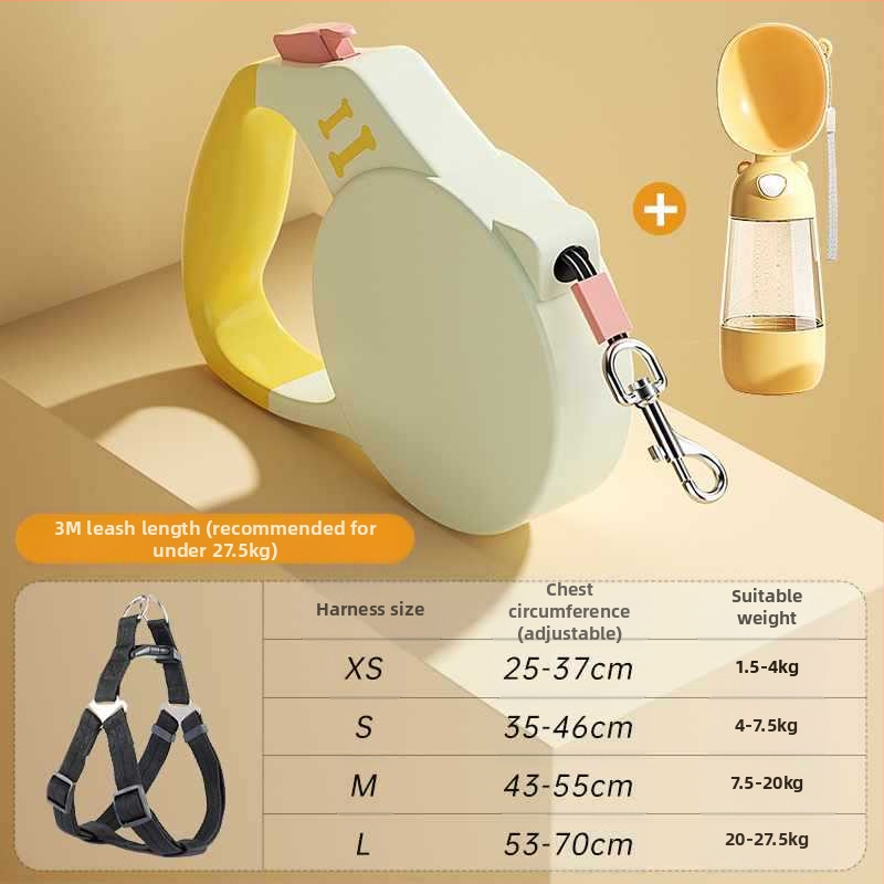 Ketiga väikese koera Chai koerarihm koerarihm lemmikloomale sissetõmmatav automaatne corgi koera jalutuskäigu rihm kutsikale
