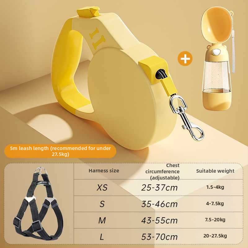 Ketiga väikese koera Chai koerarihm koerarihm lemmikloomale sissetõmmatav automaatne corgi koera jalutuskäigu rihm kutsikale