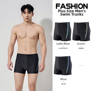 Piinlik meeste ujumisvarustus lameda nurga all suured noorte moe ujumispüksid ujumispüksid 2025 kiiresti kuivav professionaalne uus stiil