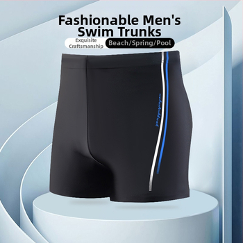 Piinlik meeste ujumisvarustus lameda nurga all suured noorte moe ujumispüksid ujumispüksid 2025 kiiresti kuivav professionaalne uus stiil