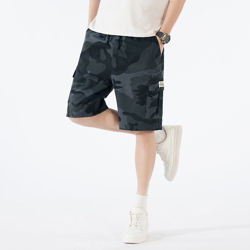 Tehase otsetarnimine L-7XL Piiriülesed kamuflaažkombinesoonid pluss-suuruses lühikesed püksid Vabaaja spordipüksid Meeste vabaajapüksid