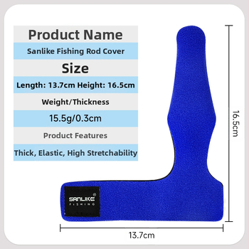 Комплект въдици Luya, въдица с леко защитен калъф, колело за оттичане, въртящо се колело, връзване на въдица, опаковъчна въдица с фиксирана капачка за предпазител на въдицата