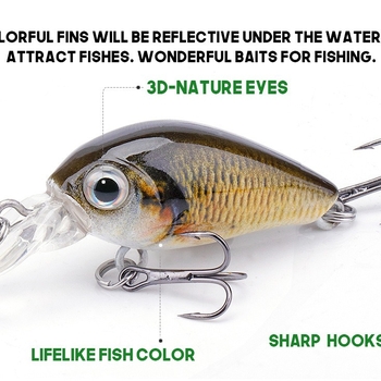 VTAVTA masalas 3,6 cm/3,6 g kietas masalas didmeninė prekyba imitaciniu masalu 5 maži riebūs masalai sienoms