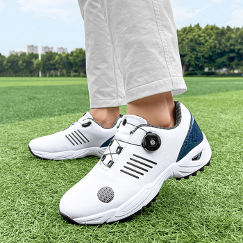 Modes golfa apavi vīriešiem, zāliena ūdens apavi, sporta apavi ar rotējošu apavu sprādzi, ikdienas apavi, personalizēti vīriešu un sieviešu sporta apavi
