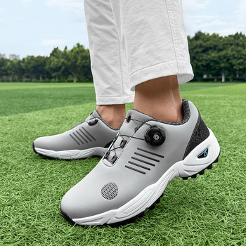 Modes golfa apavi vīriešiem, zāliena ūdens apavi, sporta apavi ar rotējošu apavu sprādzi, ikdienas apavi, personalizēti vīriešu un sieviešu sporta apavi