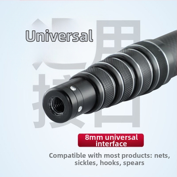 X9G naujas trumpos rankenos anglies pluošto didelių žuvų graibšto meškerės padėties nustatymo meškerė, sustorinta itin kieta teleskopinė