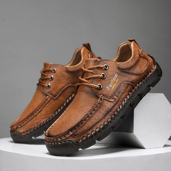 Мъжки пролетни обувки 2025, големи размери, ежедневни обувки на платформа, нови мъжки ежедневни обувки, мъжки обувки за дейности на открито през граница